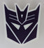 Fun Novelty Fridge Magnet - Transformers - Decepticons - Insignia/Badge/Symbol/Logo - Purple & White
