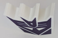 Fun Novelty Fridge Magnet - Transformers - Decepticons - Insignia/Badge/Symbol/Logo - Purple & White