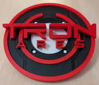 TRON: Ares (2025) - Desk Paper Weight / Novelty Pop Art - Red, Black & White - 13.5 x 13.5 x 5 cm LOW STOCK