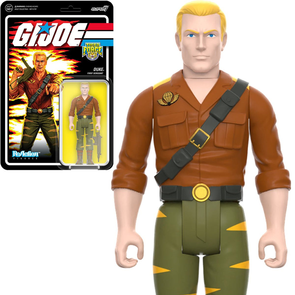 Super7 ReAction Figures - G.I. Joe - Wave 6 - Tiger Force: Duke (First Sergeant) Action Figure 82797