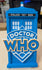 Toynado (Doctor Who) TARDIS-shaped 3D Embossed Display with 60th Anniversary (Blue/White/Gold) Logo