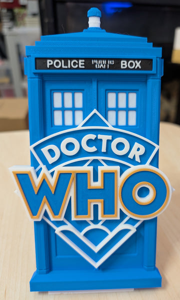 Toynado (Doctor Who) TARDIS-shaped 3D Embossed Display with 60th Anniv