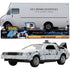 Jada Hollywood Rides Back to the Future 40 Diecast Frosted DeLorean Time Machine 1:32 (Doc Truck Box) LOW STOCK
