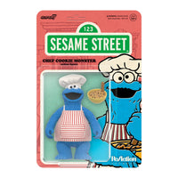 Super7 ReAction Figures - Sesame Street - Wave 4 - Chef Cookie Monster - 3.75 Action Figure (89951)