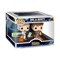 Funko Pop! Moment #1846 - Back to the Future - Doc & Marty Vinyl Figures 2-Pack with Diorama (86448) LOW STOCK