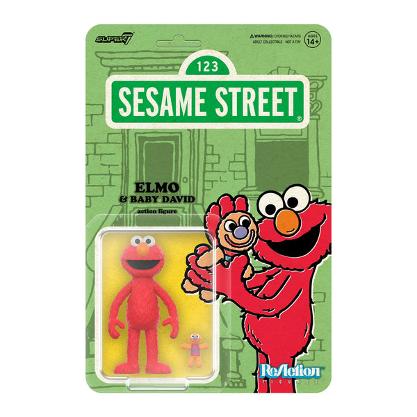 Super7 ReAction Figures - Sesame Street - Wave 4 - Elmo 3.75 Action Fi ...