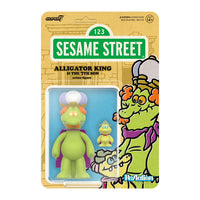 Super7 ReAction Figures: Sesame Street (Wave 4) - Alligator King Action Figure & The 7th Son (89952) LOW STOCK