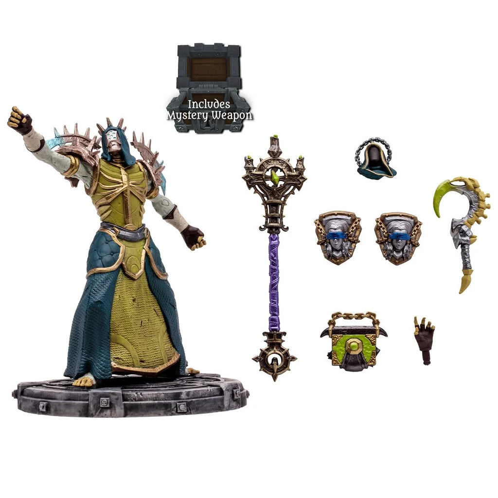McFarlane Toys - World of Warcraft (Wave 1) Undead Priest Warlock Common 1:12 Scale Posed Figure