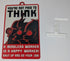 Funny Novelty Work Sign: You’re Not Paid to Think (Futurama Theme) Red, Black & White (9 x 5.3-inch)
