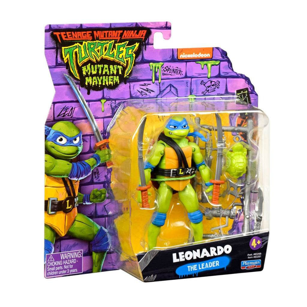 Playmates - Teenage Mutant Ninja Turtles: Mutant Mayhem - Leonardo Action Figure (83281) LAST ONE!
