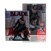 McFarlane - Marvel Collection - Blade #1 - Blade 1:6th Scale RED PLATINUM Posed Figure w/Scene 14848 LOW STOCK