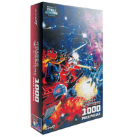 Super7 - Transformers - Space Fight Art Metallic Chrome Puzzle - 1000 Pieces (88824)