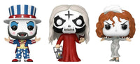 Funko Pop Plus House of 1000 Corpses 3 Figure Set: Captain Spaulding, Otis B Driftwood, Baby (Glitter) LOW STOCK