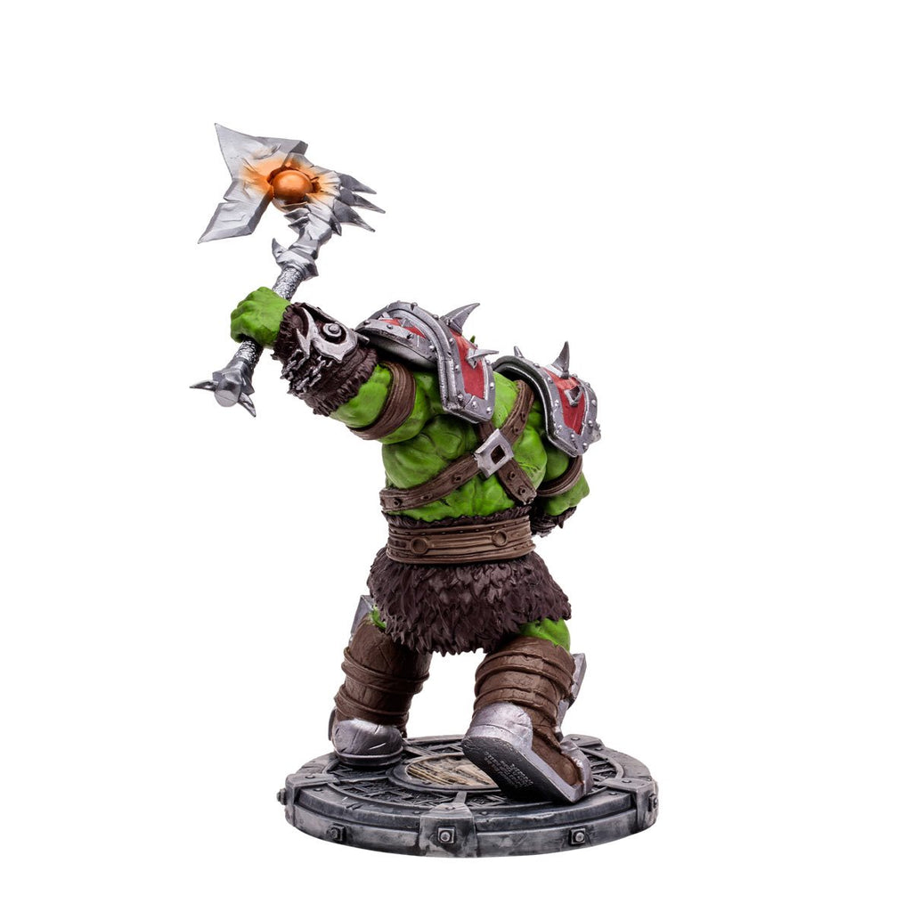 McFarlane Toys - World of Warcraft (Wave 1) Orc Warrior Shaman Common 1:12 Scale Posed Figure