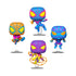 Funko Pop! Marvel GamerVerse Spider-Man Miles Morales Classic, STRIKE, Bodega, TRACK Blacklight 4-Pack