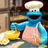Super7 ReAction Figures - Sesame Street - Wave 4 - Chef Cookie Monster - 3.75 Action Figure (89951)