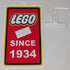 Signs of the Times - LEGO Since 1934 (3D Embossed Letters and Brick) - 9 x 5.3-inch Sign (10516)