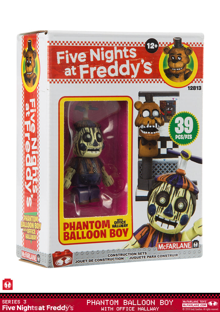 McFarlane Toys - Five Nights at Freddy's - Phantom Balloon Boy & Office Hallway Building Toy 12813