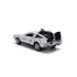 Jada Hollywood Rides Back to the Future 40 Diecast Frosted DeLorean Time Machine 1:32 (Doc Truck Box) LOW STOCK