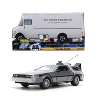 [PRE-ORDER] Jada Hollywood Rides Back to the Future 40th Diecast Frosted DeLorean 1:24 (Doc Truck Box)