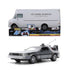 [PRE-ORDER] Jada Hollywood Rides Back to the Future 40th Diecast Frosted DeLorean 1:24 (Doc Truck Box)