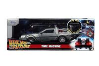 Hollywood Rides - Back to the Future: DeLorean Time Machine 1:24 Scale Die-Cast Vehicle w/Lights 32911 LOW STOCK