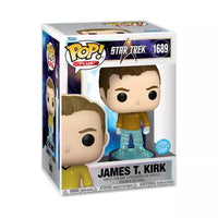 Funko Pop! Plus - Star Trek #1689 - James T. Kirk (Transporter Glitter) Vinyl Figure (83774) LOW STOCK