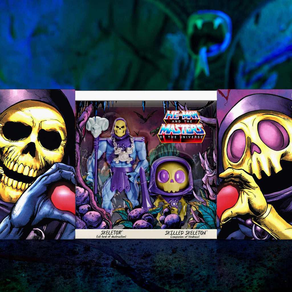 Masters of the Universe - Skeletor x VeeFriends Skilled Skeleton 2-Pack (HRL14) MOTU