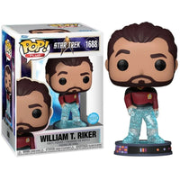 Funko Pop! Plus - Star Trek #1688 - William T. Riker (Transporter Glitter) Vinyl Figure (83773)