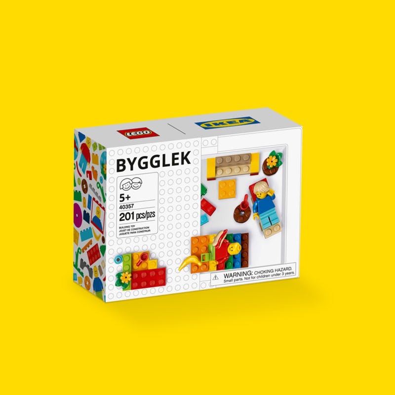 Lego Box Lego 40357 Ikea Lego Brick Bygglek Set 40357 Ikea ByGglek