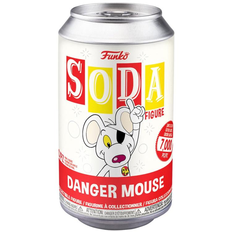 Funko Vinyl Soda - Danger Mouse Vinyl Figure LOW STOCK