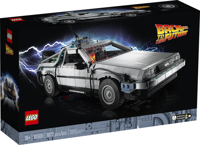 LEGO Icons - Back to the Future - Delorean Time Machine Building Toy (10300) LAST ONE!