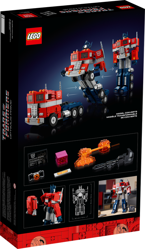 LEGO Icons - Transformers Optimus Prime (10302) Building Set LOW STOCK