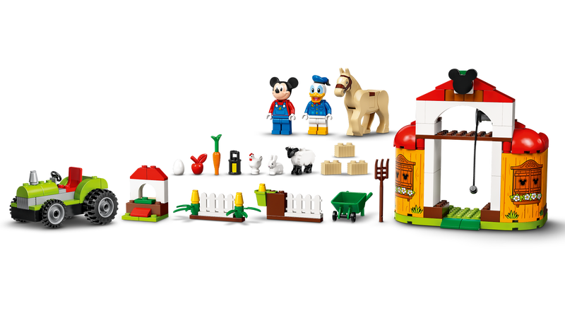 LEGO Disney - Mickey & Friends - Mickey Mouse & Donald Duck's Farm (10775) Building Toy