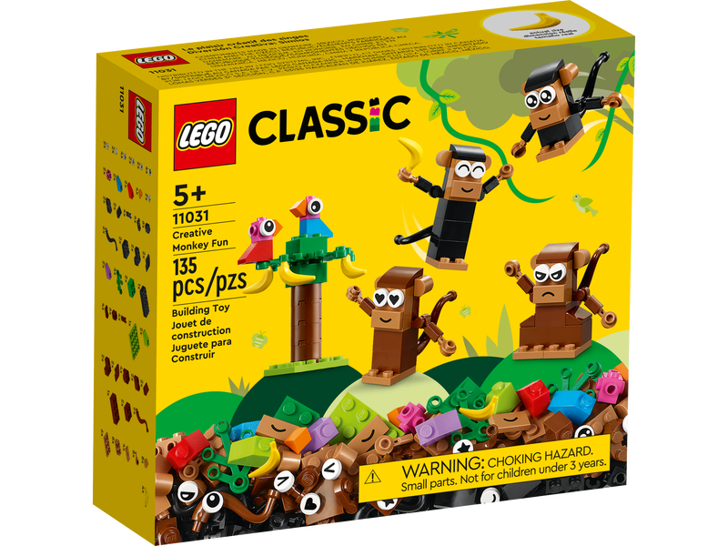 LEGO Classic - Creative Monkey Fun (11031) Building Toy LOW STOCK