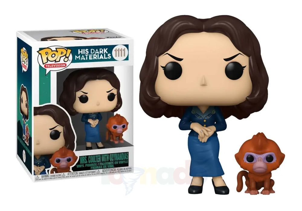 Funko Pop! Television #1111 - His Dark Materials - Mrs. Coulter with the Golden Monkey Vinyl Figure