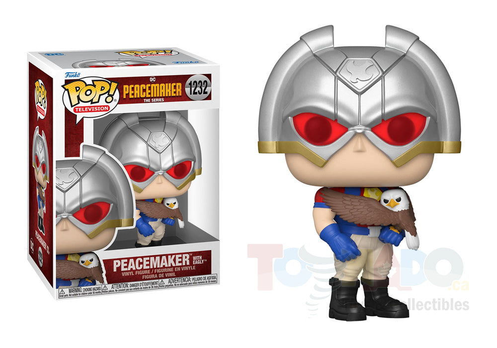 Funko Pop! Television #1232 - DC The Peacemaker The Series - Peacemaker with Eagly Vinyl Figure