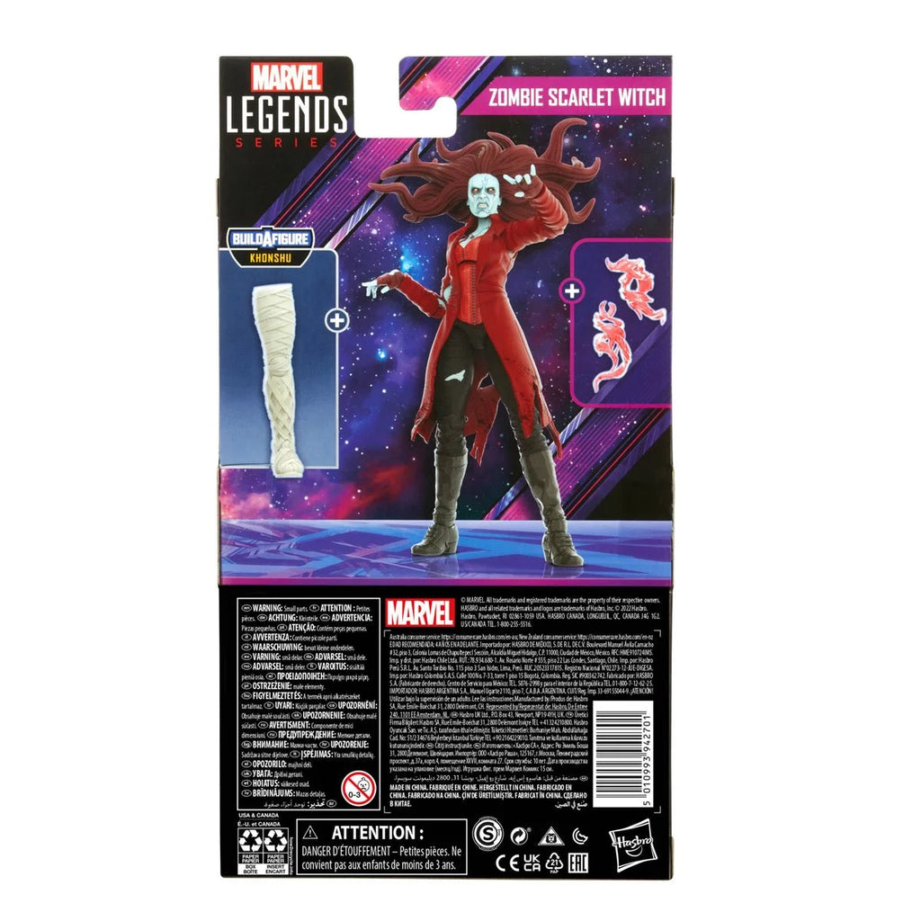 Marvel Legends Series - Khonshu BAF - Zombie Scarlet Witch (What If...?) Action Figure (F3703) LOW STOCK