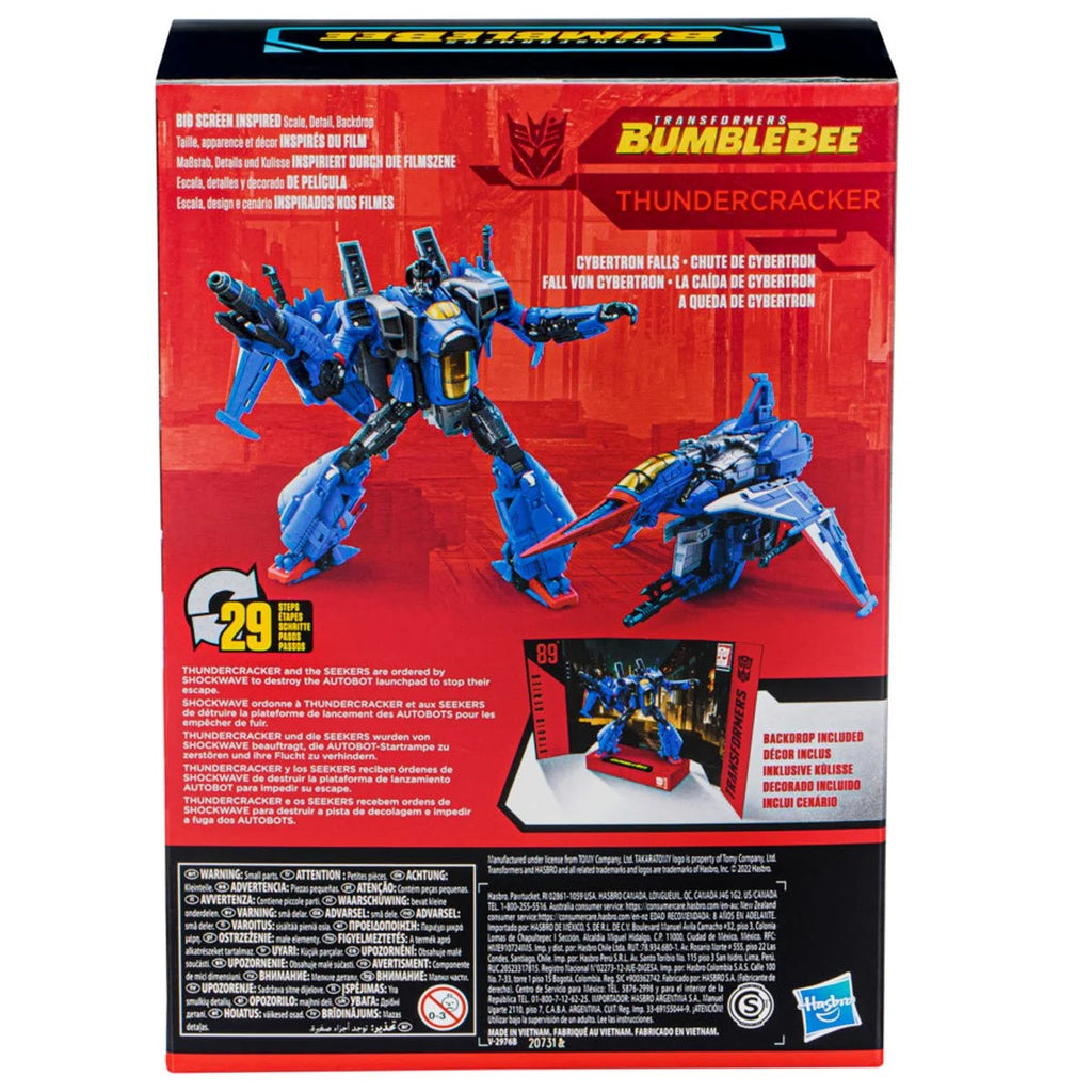 Transformers - Studio Series 89 - Bumblebee Movie - Voyager Class Thundercracker Action Figure F3174