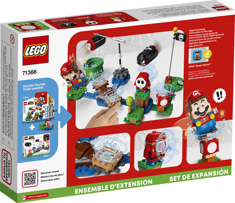 LEGO Super Mario Boomer Bill Barrage Expansion Set (71366) Retired Buildable Game LOW STOCK