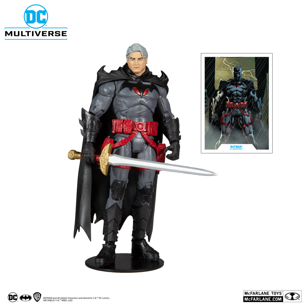 McFarlane Toys - DC Multiverse - Thomas Wayne (Flashpoint Batman) Unmasked Action Figure (15018) LAST ONE!