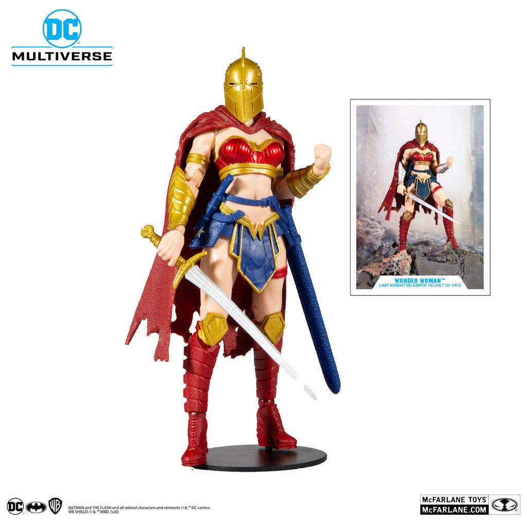 McFarlane Toys - DC Multiverse - Last Knight On Earth - Wonder Woman (Helmet of Fate) Action Figure