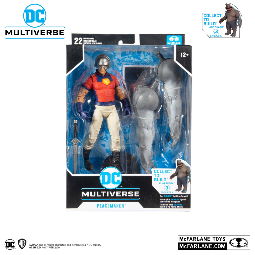 McFarlane Toys DC Multiverse - King Shark BAF - Suicide Squad (Movie) Peacemaker Action Figure 15434 LOW STOCK