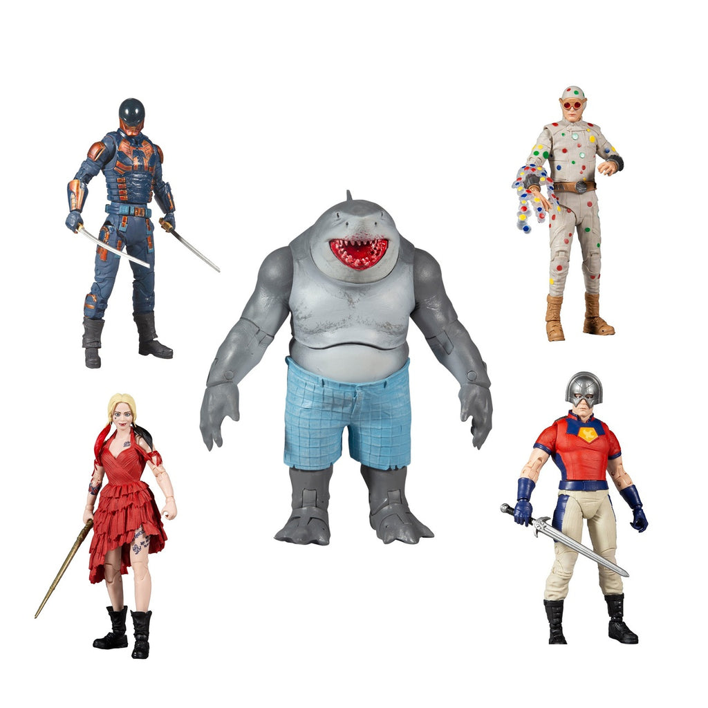 McFarlane Toys - DC Multiverse - King Shark BAF - Suicide Squad (Movie) 4-Pack Action Figures LOW STOCK