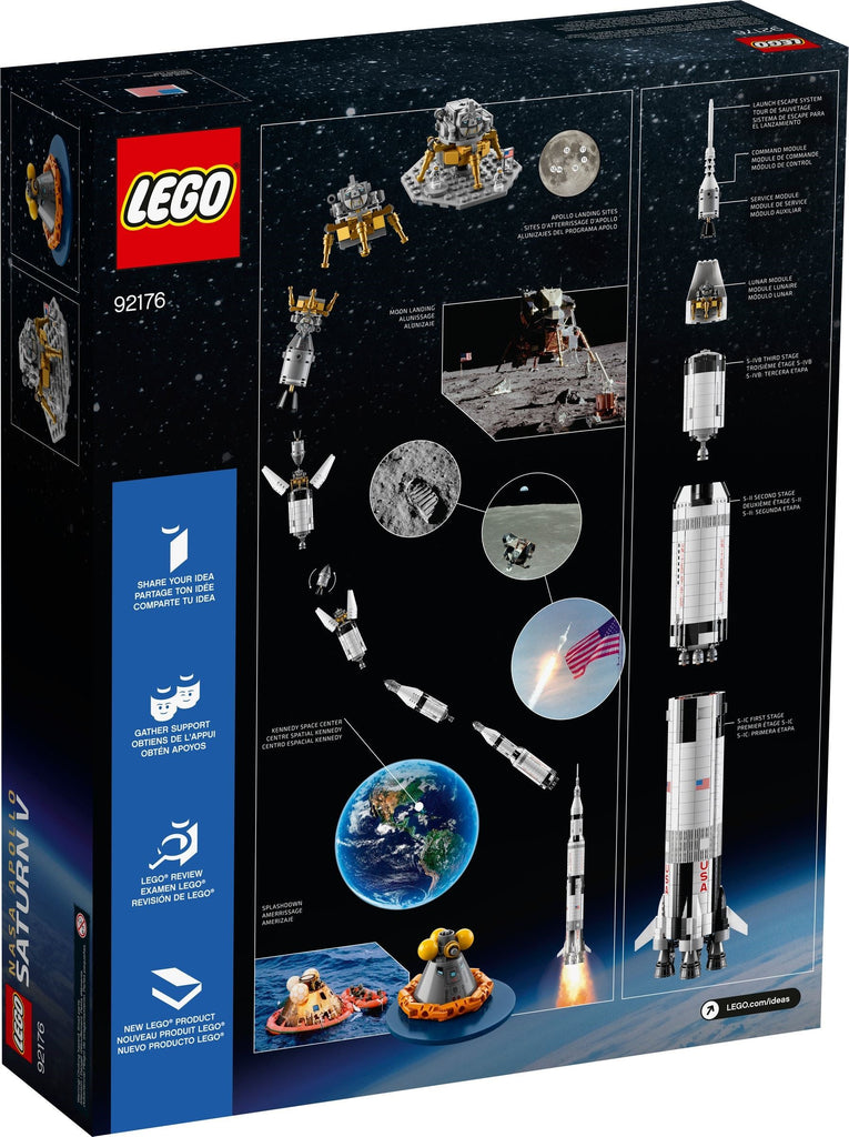 LEGO Ideas 017 - NASA Apollo Saturn V (92176) Building Toy - 2nd Release  LAST ONE!