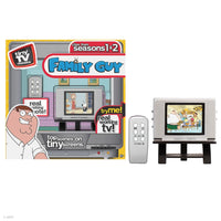 Basic Fun - Tiny TV Classics w/Working Remote Control - Family Guy: Clips from Seasons 1 & 2 (06917) LOW STOCK