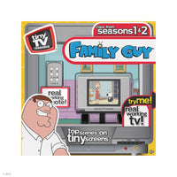 Basic Fun - Tiny TV Classics w/Working Remote Control - Family Guy: Clips from Seasons 1 & 2 (06917) LOW STOCK