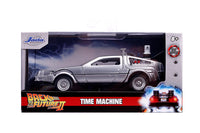 Jada - Hollywood Rides - Back to the Future II - DeLorean Time Machine - 1:32 Diecast Vehicle (30541)