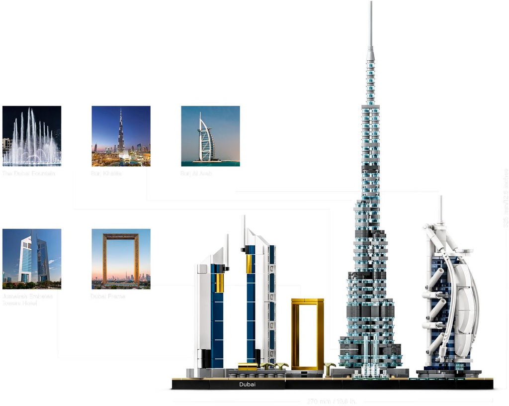 LEGO Architecture Skyline Series - Dubai, United Arab Emirates UAE