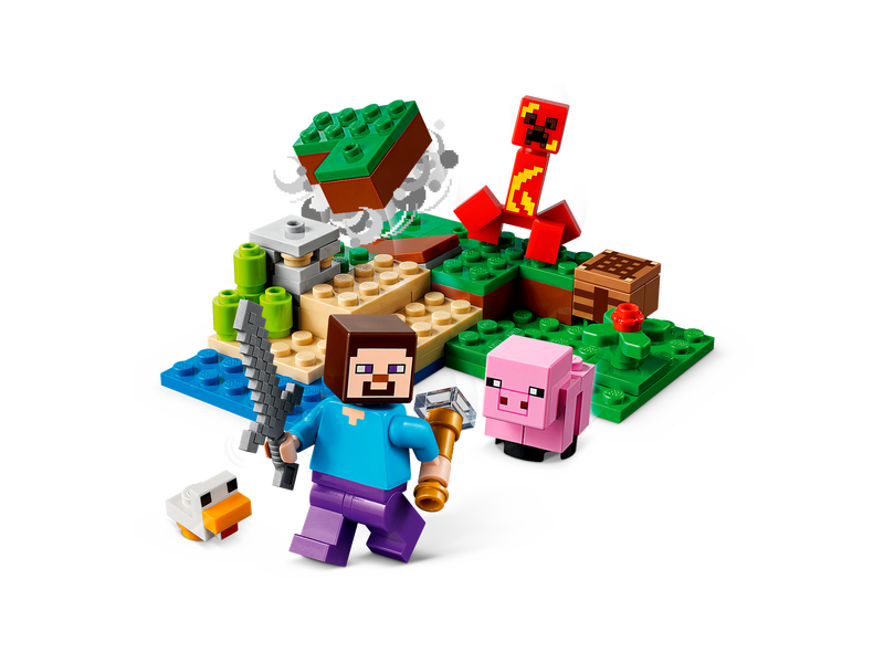 LEGO Minecraft The Creeper Ambush 21177 Retired Building Toy LOW S Toynado